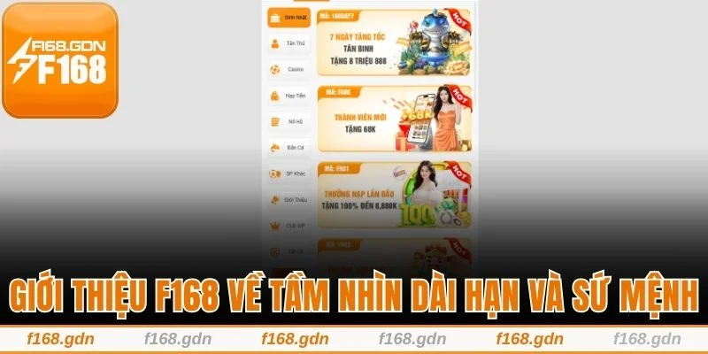 Giới thiệu F168 về tầm nhìn dài hạn và sứ mệnh