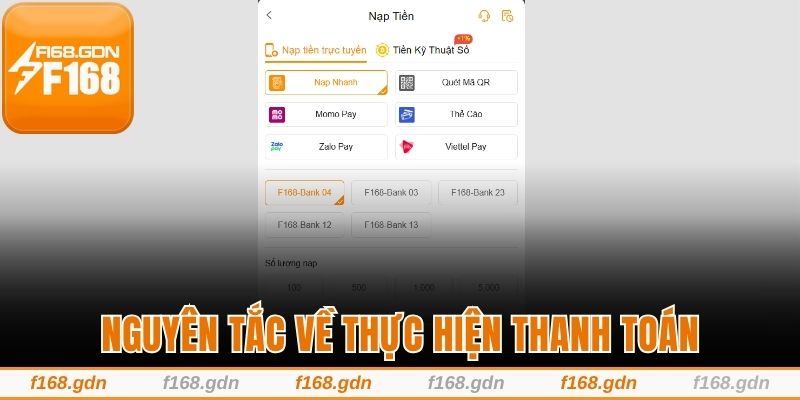 Nguyên tắc về thực hiện thanh toán