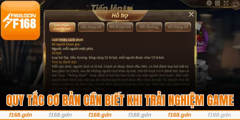 Quy tắc cơ bản cần biết khi trải nghiệm game